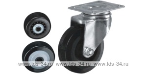 Колесо поворотное с площадкой Lema CE2-PL-75-50-4