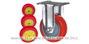 Колесо неповоротное Lema CF1-PU-61-65-7