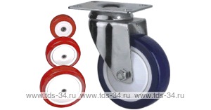 Колесо поворотное с площадкой Lema EG2-TPU-75-110-6