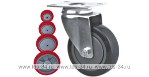 Колесо поворотное с площадкой Lema EI2-PU-75-80-7