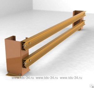 Комплектующие для паллетных стеллажей Россия Профиль защиты Т-80х40х2.0 (1100)